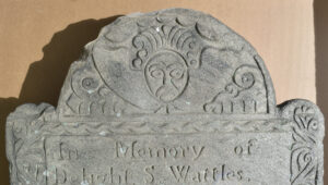 Map Location # 823 - Headstone in memory of Delight S. Wattles, d. April 21, 1780