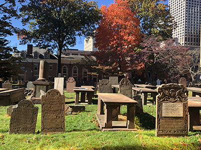 Image of Ancient Burying Ground in Hartford, CT