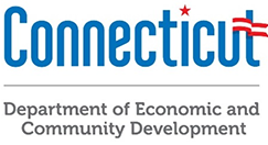 State of Connecticut Department of Economic and Community Development (DECD) logo