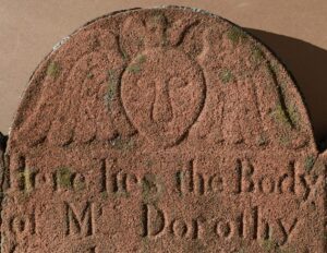 Headstone map location #751 - Doroty Goodwin, 1746
